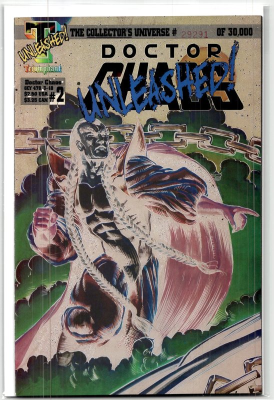 Doctor Chaos #2 (1993), raw, ungraded comic book — front cover
