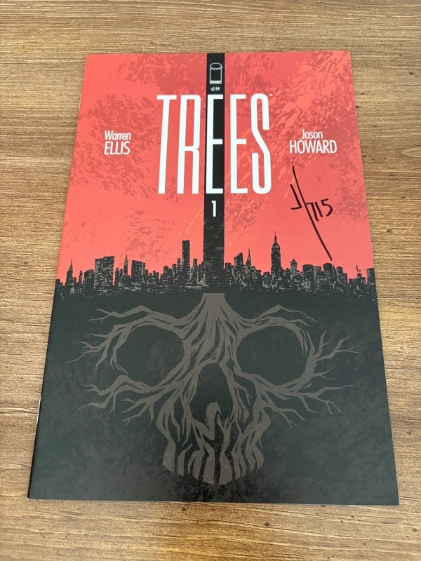 Trees #1 (2019), raw comic book in NM condition — front cover
