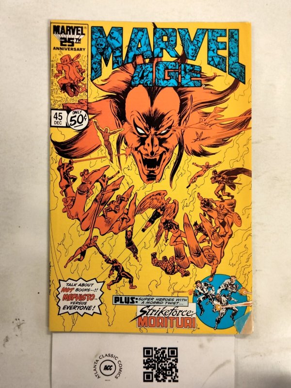 Marvel Age #45 (Marvel Comics), raw comic book in NM condition — front cover