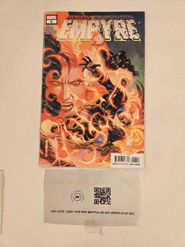 Empyre #6 (Marvel Comics), raw comic book in NM condition — front cover
