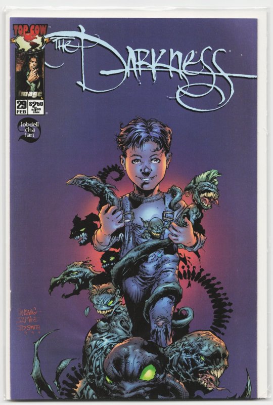 The Darkness #29 (Top Cow, 2000), raw, ungraded comic book — front cover