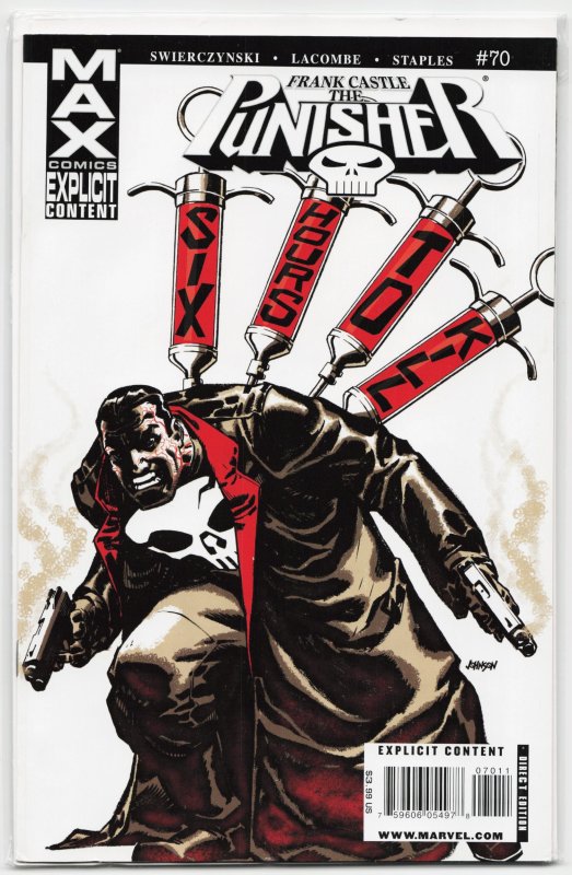 Punisher: Frank Castle MAX #70 (Marvel Comics, 2009), raw, ungraded comic book — front cover