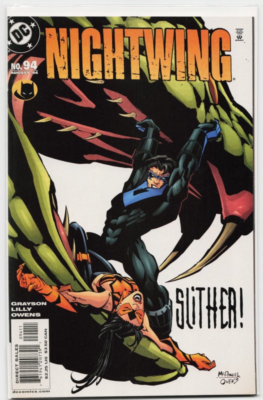 Nightwing #94 (DC Comics, 2004), raw, ungraded comic book — front cover
