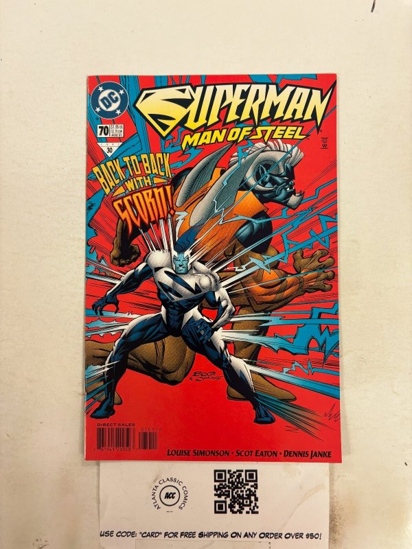 Superman Man of Steel #70 (DC Comics), raw comic book in NM condition — front cover