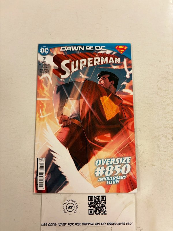 Superman #7 (DC Comics), raw comic book in NM condition — front cover