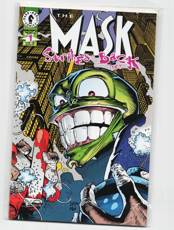 The Mask Strikes Back #1 (Dark Horse Comics, 1995), raw, ungraded comic book — front cover