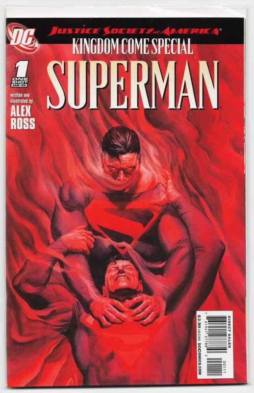 JSA Kingdom Come Special: Superman (2009) Justice Society of America (DC Comics, 2009), raw, ungraded comic book — front cover