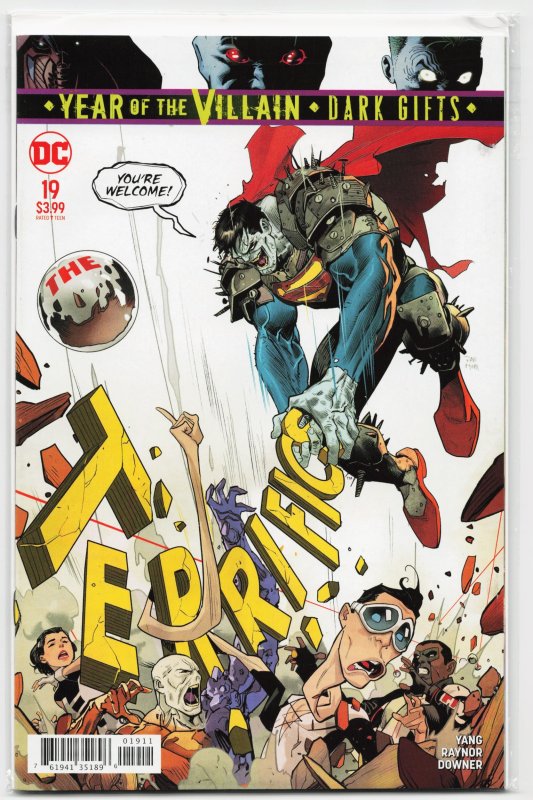 The Terrifics #19 (2019), raw, ungraded comic book — front cover