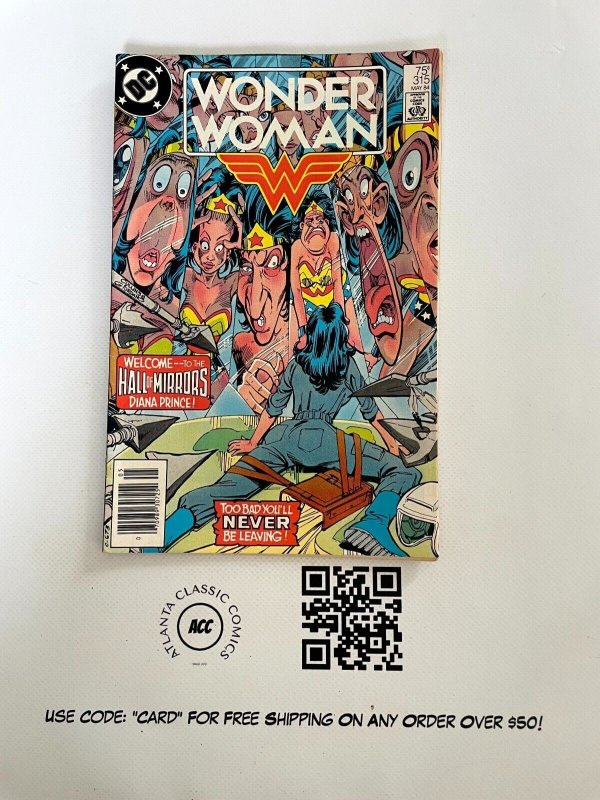 Wonder Woman #315 (DC Comics), raw comic book in FN/VF condition — front cover