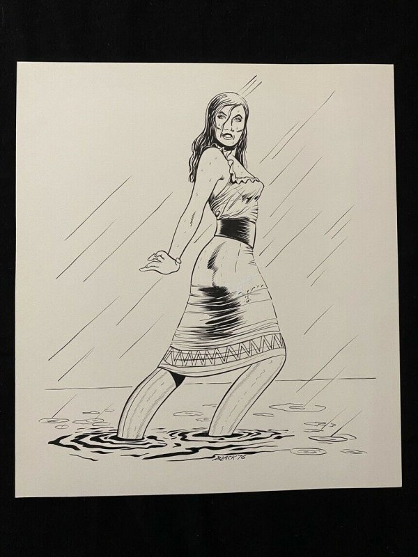 Senorita Rio Original Pin Up by Bill Black- 1976 (1976), raw, ungraded comic book — front cover