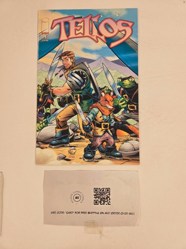 Tellos #4, raw comic book in NM condition — front cover