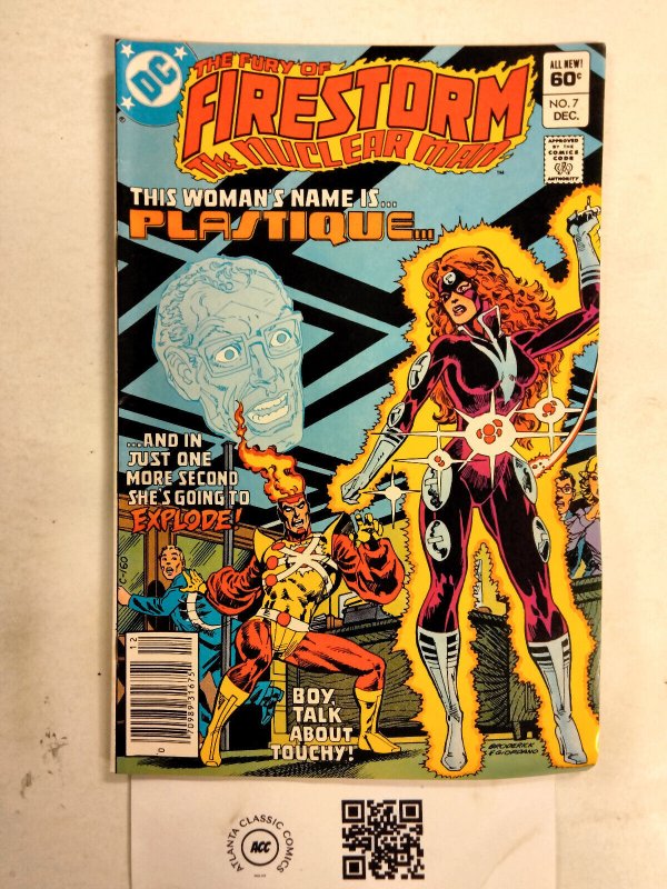 Firestorm the Nuclear Man #7 (DC Comics), raw comic book in VF condition — front cover
