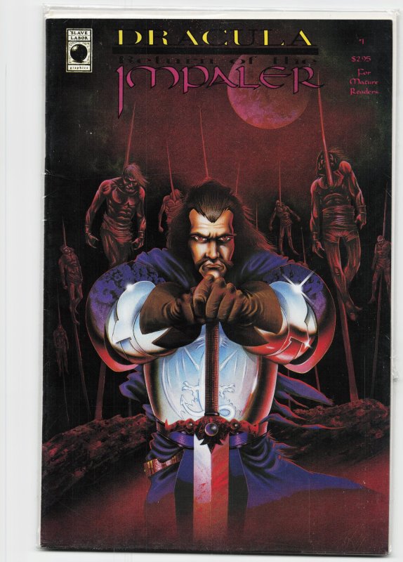 Dracula: Return of the Impaler #1 (1993), raw, ungraded comic book — front cover