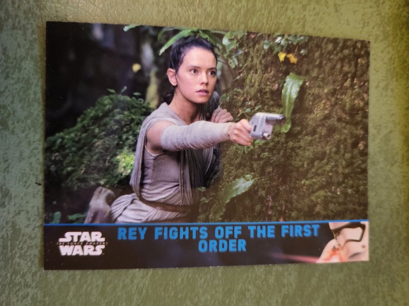 2017 Star Wars: The Force Awakens Series 2 Blue Parallel #64 (2017), raw, ungraded comic book — front cover