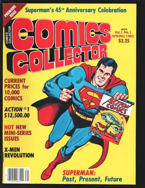 Comics Collector-Spring-1983-1st-First Issue-Superman Issue-X-Men Revolution-..., raw, ungraded comic book — front cover