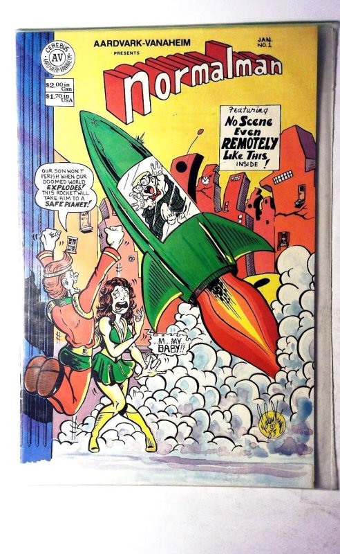 Normalman #1 (1984), raw, ungraded comic book — front cover