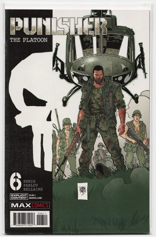 Punisher: The Platoon #6 (2018), raw, ungraded comic book — front cover