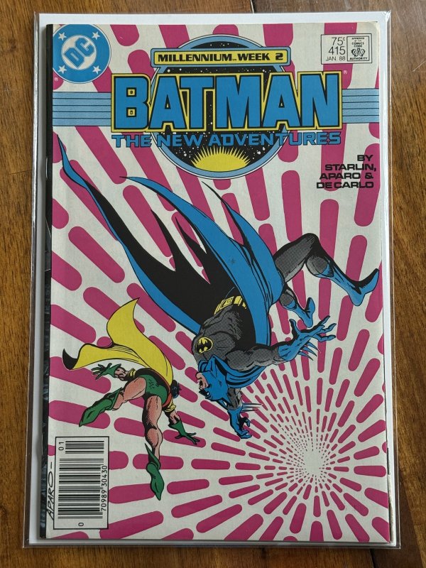 Batman: The New Adventures #415 (DC Comics, 1988), raw comic book in VF- 7.5 condition — front cover