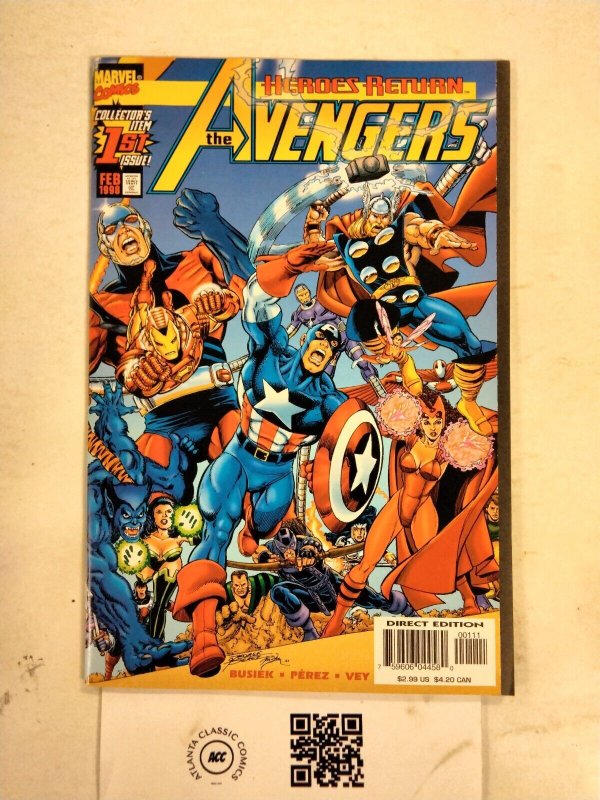 The Avengers #1 (Marvel Comics), raw comic book in NM condition — front cover