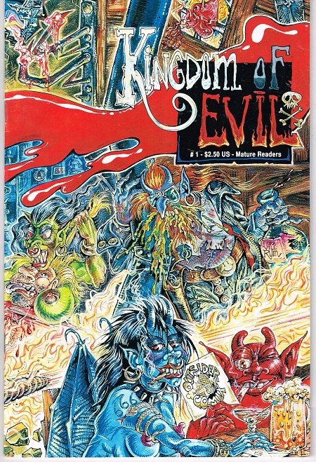 Kingdom of Evil (1992) (1992), raw, ungraded comic book — front cover
