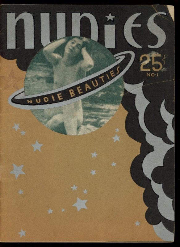 Nudies - No Date - Girlie Pulp - 1st Issue - VTG Pulp - 11075, raw, ungraded comic book — front cover