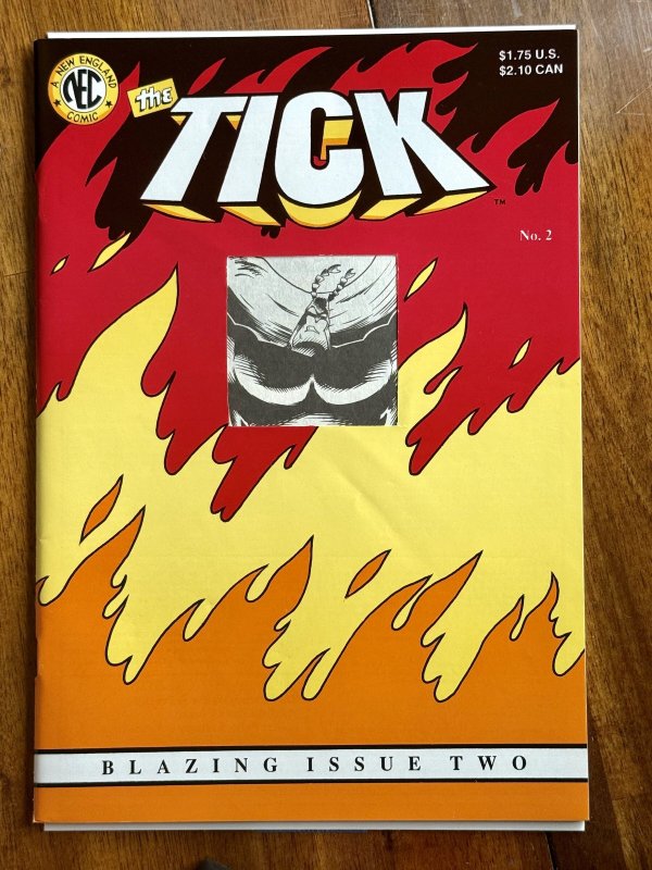 The Tick #2 (1988), raw comic book in VF- 7.5 condition — front cover