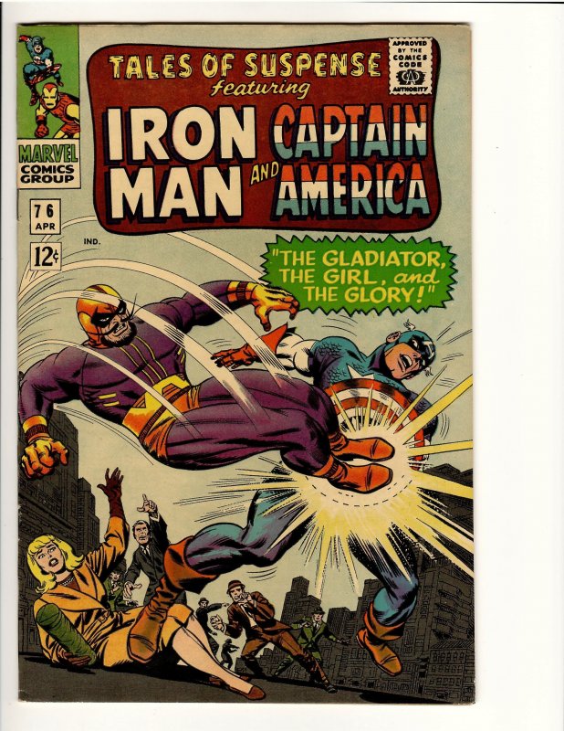 Tales of Suspense #76 (Marvel Comics), raw comic book in VF+ 8.5 condition — front cover