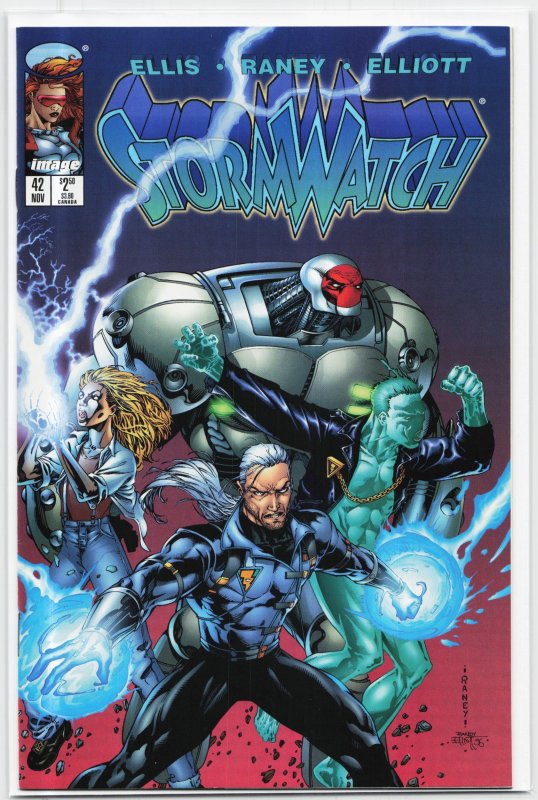Stormwatch #42 (1996), raw, ungraded comic book — front cover