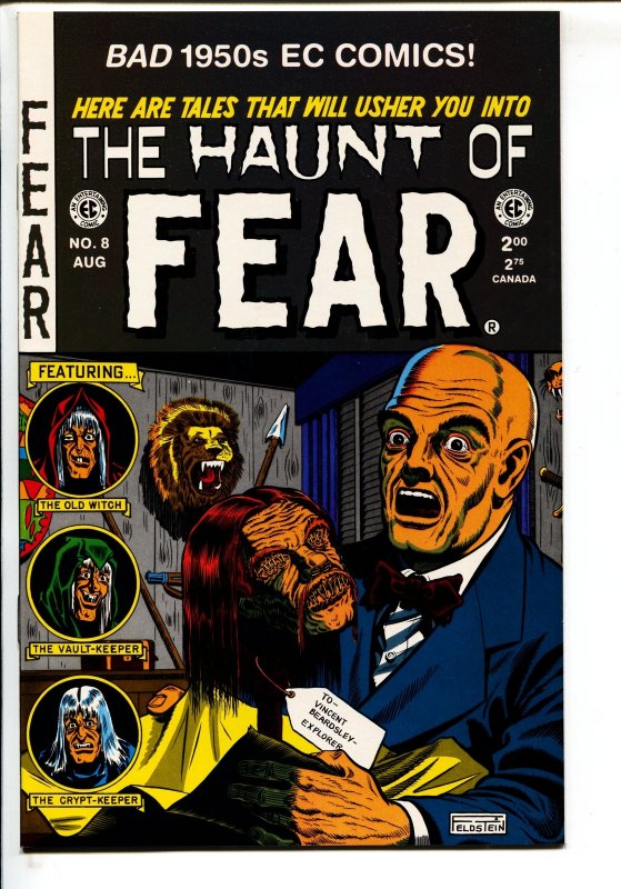 Haunt of Fear #8 (EC Comics, 1994), raw comic book in VF condition — front cover