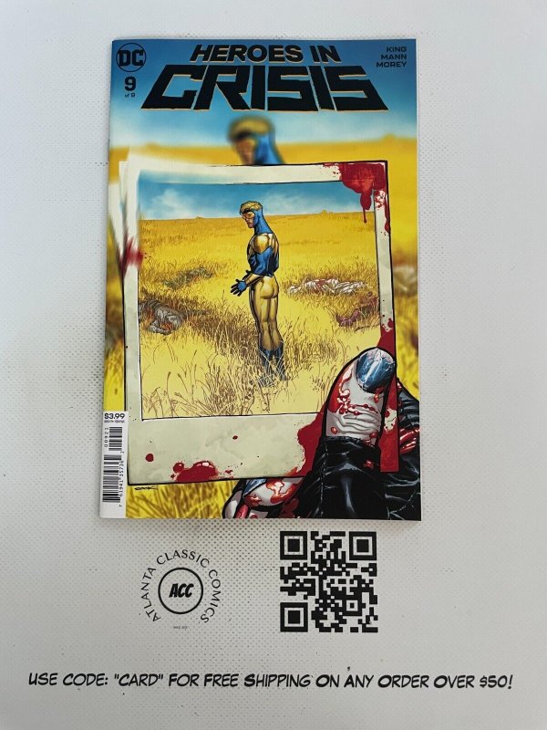 Heroes in Crisis #9 (DC Comics, 2019), raw comic book in NM condition — front cover