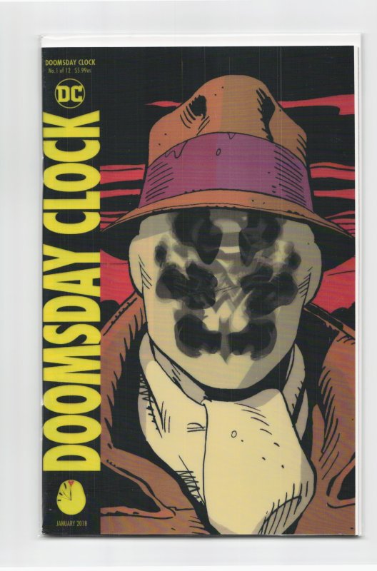 Doomsday Clock #1 (DC Comics, 2018), raw, ungraded comic book — front cover