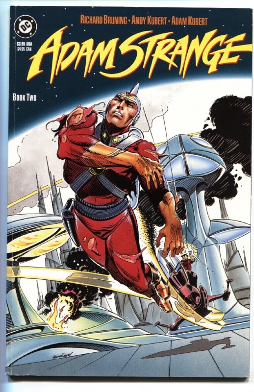 Adam Strange #2 (DC Comics, 1990), raw comic book in VF/NM condition — front cover