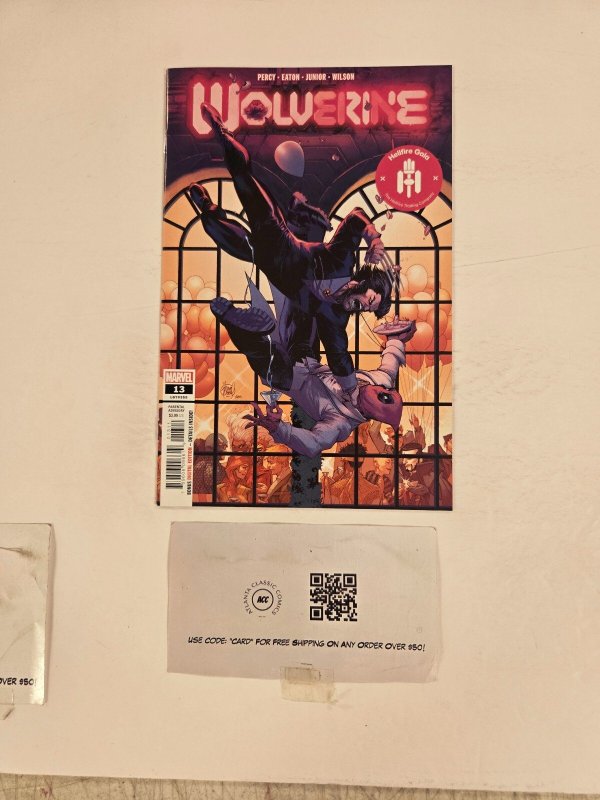 Wolverine #13 (Marvel Comics, 2021), raw comic book in NM condition — front cover