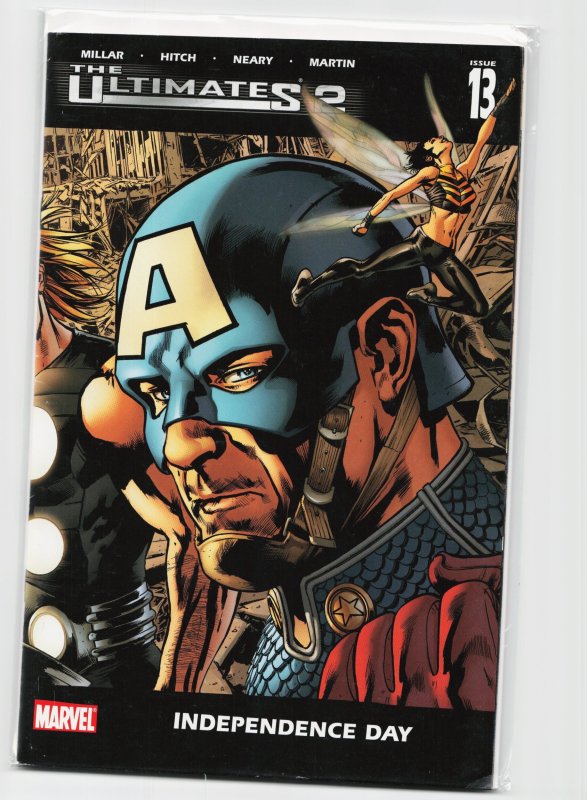 Ultimates 2 #13 (2007), raw, ungraded comic book — front cover