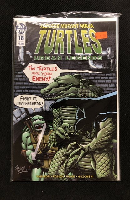 Teenage Mutant Ninja Turtles: Urban Legends #18 (2019), raw, ungraded comic book — front cover