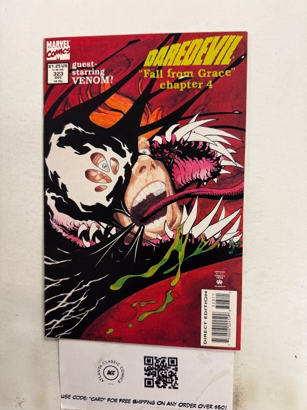 Daredevil Vol.1 #323 (Marvel Comics, 1993), raw comic book in NM condition — front cover