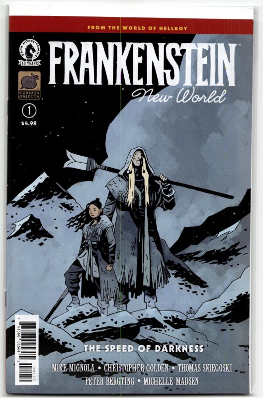 Frankenstein: New World—The Speed of Darkness #1 (2026), raw, ungraded comic book — front cover