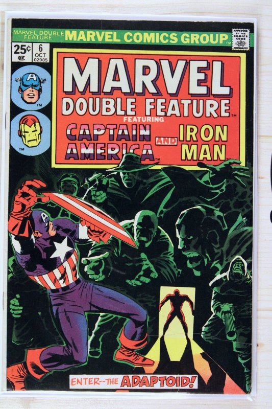 Marvel Double Feature #6 (Marvel Comics, 1974), raw comic book in FN+ 6.5 condition — front cover