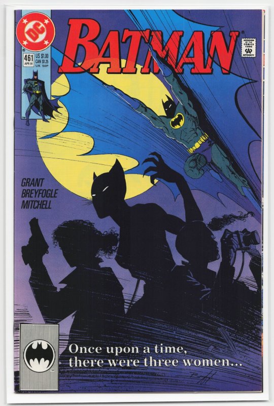 Batman #461 (DC Comics, 1991), raw, ungraded comic book — front cover