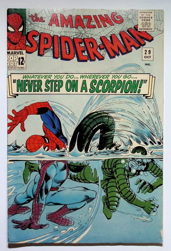 The Amazing Spider-Man #29 (Marvel Comics, 1965), raw, ungraded comic book — front cover
