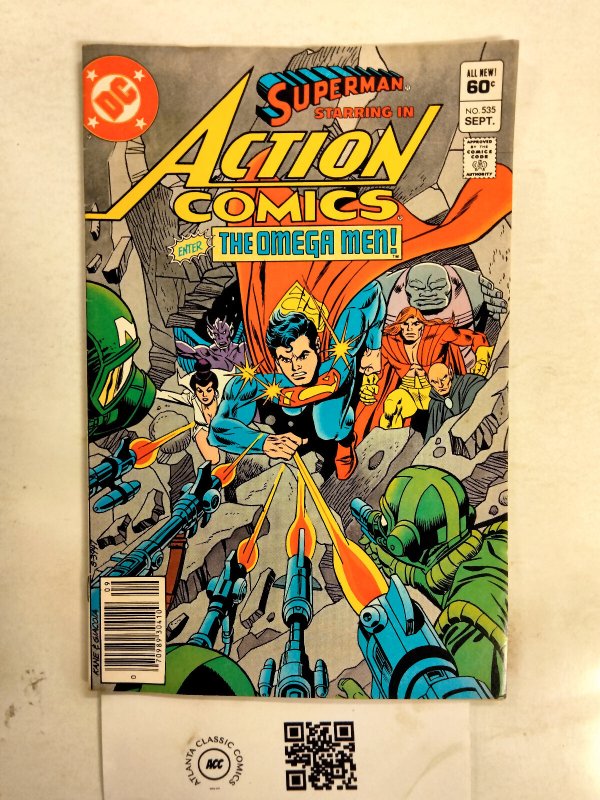 Action Comics #535 (DC Comics), raw comic book in FN condition — front cover