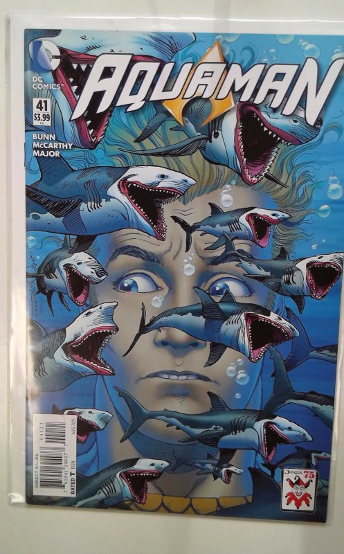 2015 Aquaman #41 (DC Comics, 2015), raw, ungraded comic book — front cover