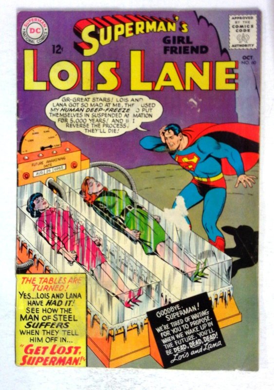 Superman's Girl Friend Lois Lane #60 (DC Comics, 1965), raw comic book in VG condition — front cover