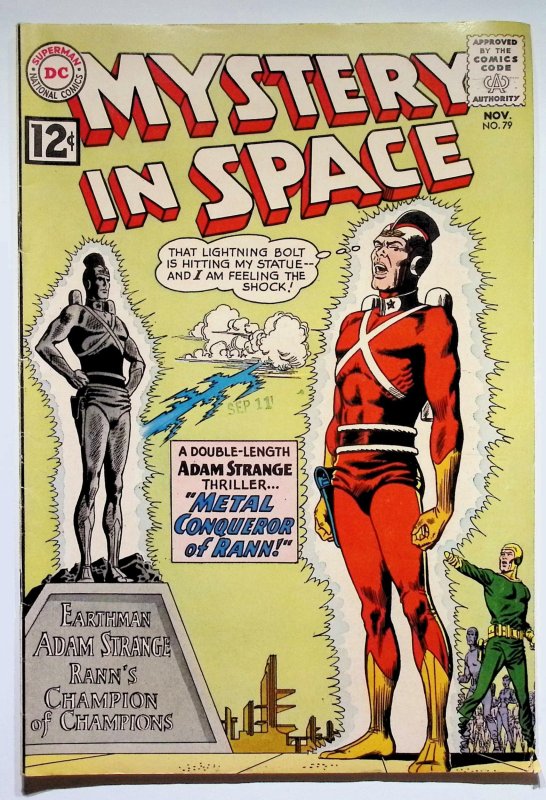 Mystery in Space #79 (DC Comics, 1962), raw, ungraded comic book — front cover