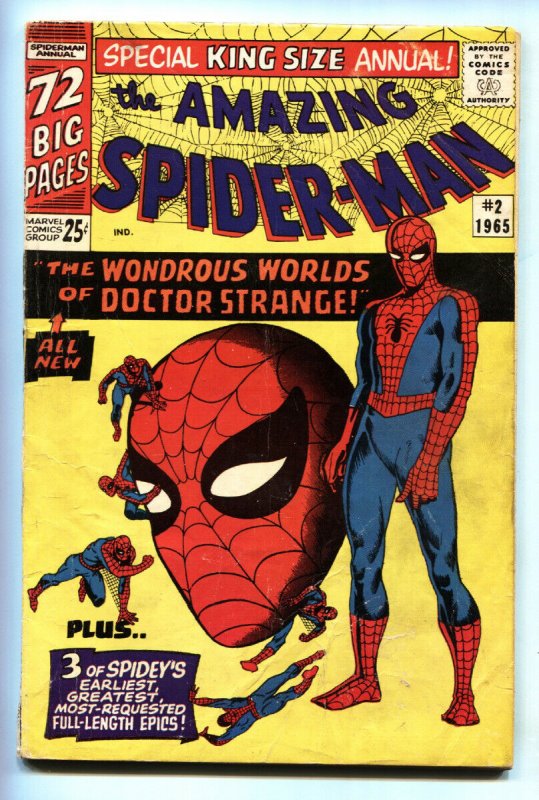 Amazing Spider-Man Annual #2 (Marvel Comics), raw comic book in VG condition — front cover