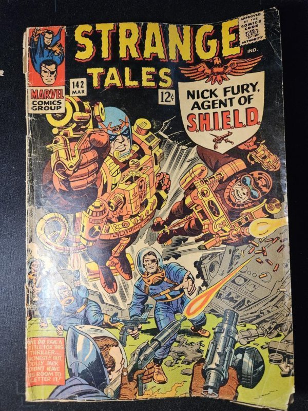 Strange Tales #142 (Marvel Comics, 1966), raw, ungraded comic book — front cover
