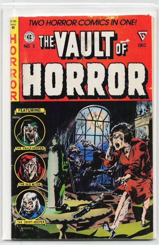 Vault of Horror #3 (Gladstone Publishing, 1990), raw, ungraded comic book — front cover