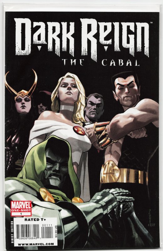 Dark Reign: The Cabal (2009) Doctor Doom (2009), raw, ungraded comic book — front cover
