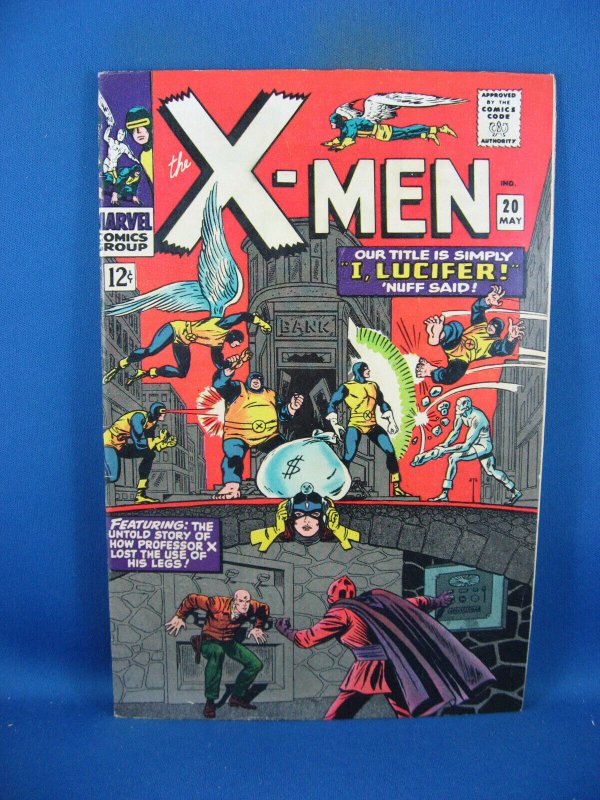 Uncanny X-Men #20 (Marvel Comics, 1966), raw comic book in NM- condition — front cover