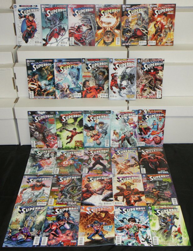 Modern DC Superboy VOL. 6 31pc Count High Grade Comic Lot Superman Adventure (DC Comics), raw, ungraded comic book — front cover